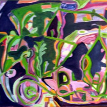 Painting titled "Lilly Heart" by Angelo Di Pietrantonio, Original Artwork