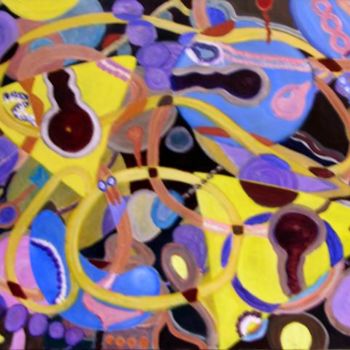 Painting titled "A Mother's Road Rage" by Angelo Di Pietrantonio, Original Artwork