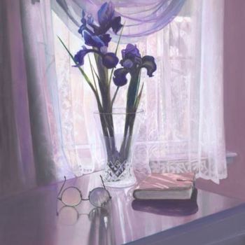 Pintura intitulada "A Moment in Time" por James Sheehy, Obras de arte originais