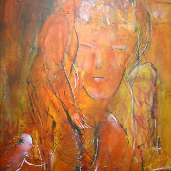 Peinture intitulée "Dans la sagesse" par Bruno Briatte, Œuvre d'art originale, Huile