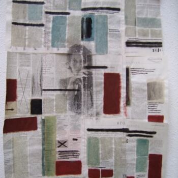 Peinture intitulée ""Projection"" par Hélène Mongin, Œuvre d'art originale, Gouache