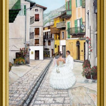 Ζωγραφική με τίτλο "mariage à st martin…" από Térégia, Αυθεντικά έργα τέχνης