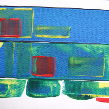 Painting titled "Clef.2." by Richard Mangold, Original Artwork, Oil