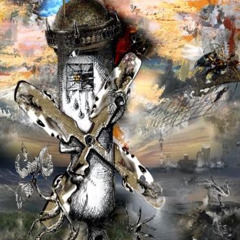 数字艺术 标题为“SAMSARA” 由Pal Sarkozy Werner Hornung, 原创艺术品