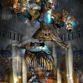 数字艺术 标题为“NO NEWS FROM GOD.” 由Pal Sarkozy Werner Hornung, 原创艺术品