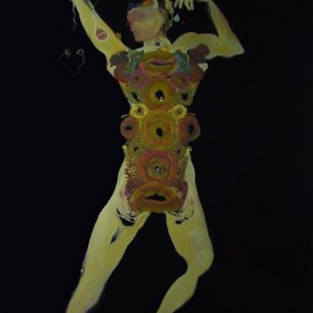 Peinture intitulée "Prince of the lilys" par Rob Arbouw, Œuvre d'art originale