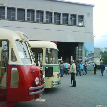 Ζωγραφική με τίτλο "ESPACE HISTORIQUE T…" από Nessé, Αυθεντικά έργα τέχνης, Ακρυλικό