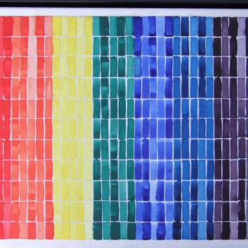 Painting titled "Acrylic Crunch 3" by Richard Mangold, Original Artwork, Oil