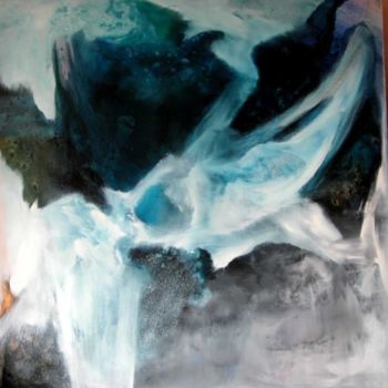 Peinture intitulée "plongeon dans les a…" par Marcel Gris, Œuvre d'art originale, Huile