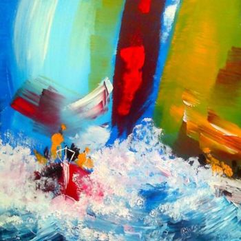 Peinture intitulée "Vent Debout" par Jean-Louis Gaillard, Œuvre d'art originale, Acrylique