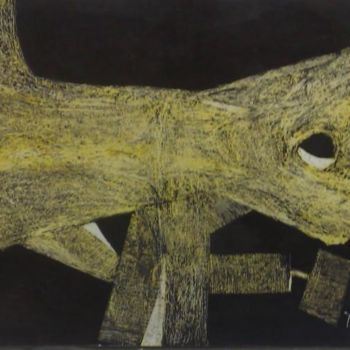 Peinture intitulée "samaka.jpg" par El Yahyaoui Noureddine/ Maison Des Arist, Œuvre d'art originale