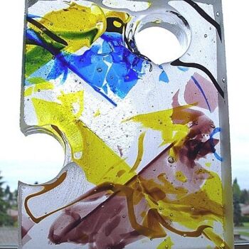 Sculpture titled "Transmarginal Inhib…" by Thomas Kite, Original Artwork, Glass
