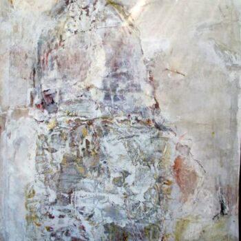 Peinture intitulée "chercher du pied nu…" par Catherine Monmarson, Œuvre d'art originale