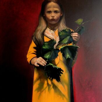 Painting titled "Mary Magdalene" by Ghenadie Sontu, Original Artwork, Oil