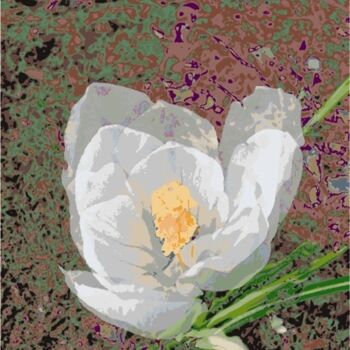 Digital Arts με τίτλο "Spring Aura #17" από Ken Grzesik, Αυθεντικά έργα τέχνης, Ψηφιακή ζωγραφική