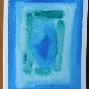 Painting titled "Ocean Card" by Richard Mangold, Original Artwork, Oil