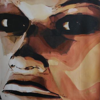 Painting titled "El Condor" by Cebarre, Original Artwork, Oil