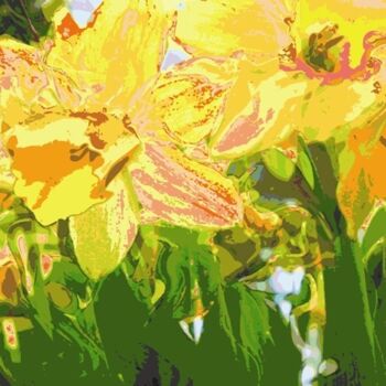 Digital Arts titled "Spring Aura #19" by Ken Grzesik, Original Artwork, Digital Painting
