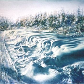 Painting titled "Road to Naterki" by Swiatecki Marek, Original Artwork