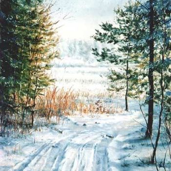 Painting titled "About-Szabruk" by Swiatecki Marek, Original Artwork