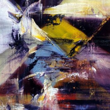Peinture intitulée "Iceberg" par Muriel Cayet, Œuvre d'art originale