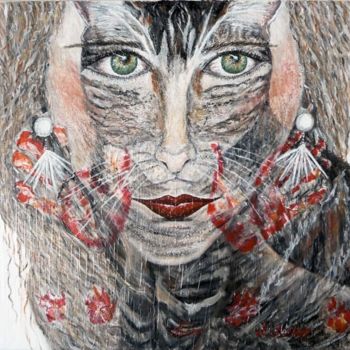 Peinture intitulée "Superposition" par Térégia, Œuvre d'art originale