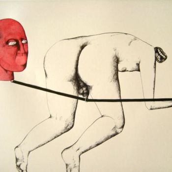 Drawing titled "Soumis3" by Patrick Jannin, Original Artwork, Other