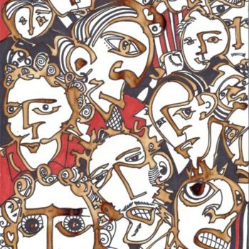 Pintura intitulada "ELES" por Mário Fresco, Obras de arte originais, Arquitetura