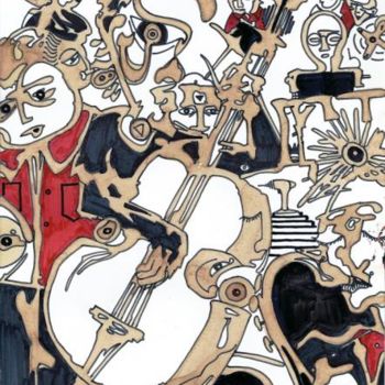 Pintura intitulada "contra baixo" por Mário Fresco, Obras de arte originais, Arquitetura