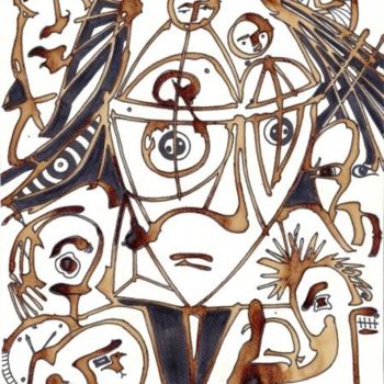 Pintura intitulada "ilusões" por Mário Fresco, Obras de arte originais