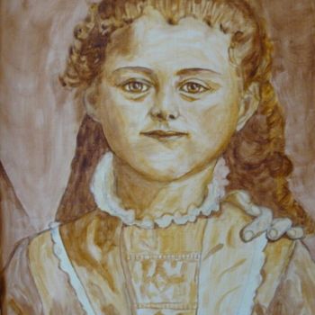 Peinture intitulée "Thérèsita" par Mog, Œuvre d'art originale, Huile