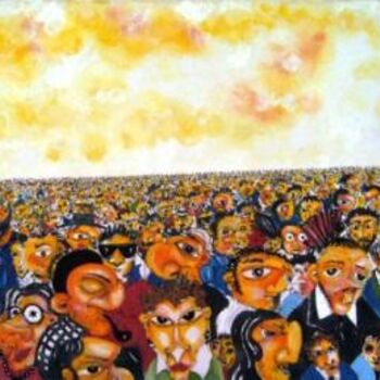 Pintura intitulada "PEIXEIRADA" por Mário Fresco, Obras de arte originais, Óleo