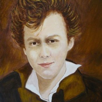 Peinture intitulée "Charles" par Mog, Œuvre d'art originale, Huile