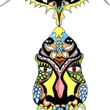 Painting titled "I COLORI DEL SESSO" by Michele Tortorelli, Original Artwork, Conté