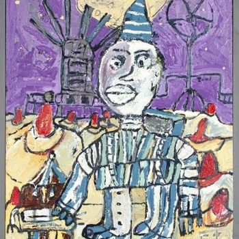 Painting titled "rocetman" by Tuul, Original Artwork