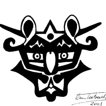 绘画 标题为“TORO” 由Michele Tortorelli, 原创艺术品, 墨