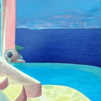 Peinture intitulée "Osmose" par Dominique Thivollier, Œuvre d'art originale