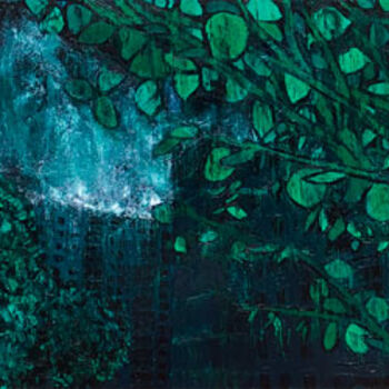 Painting titled "Chernobyl Landscape" by Zachary Peirce, Original Artwork, Oil