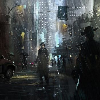 Digital Arts titled "City01.jpg" by Kishore Singh, Original Artwork, Digital Painting
