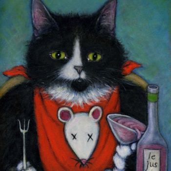 Картина под названием "Mousecargots" - Heidi Shaulis, Подлинное произведение искусства