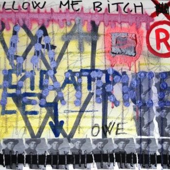 Painting titled "La Cicatrice" by Toytoy, Original Artwork