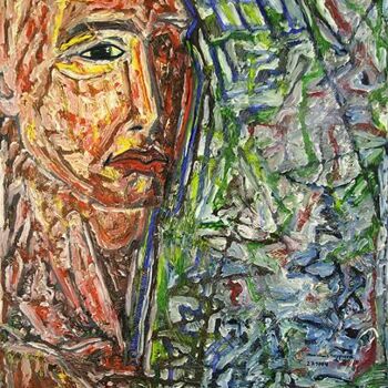 Pintura titulada "ID 365 Mensch" por Stanislaus Szypura (Stacho), Obra de arte original