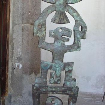 Escultura titulada "Totem" por Maga, Obra de arte original