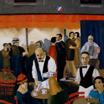 Painting titled "le 14 Juillet Paris" by Reginald Gray, Original Artwork