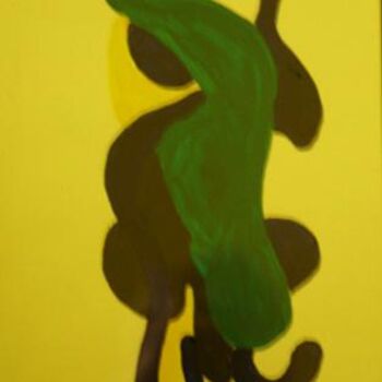 Painting titled ""SHADOW SILHOUETTE"" by Elaine Beverley Tyrrell, Original Artwork, Oil
