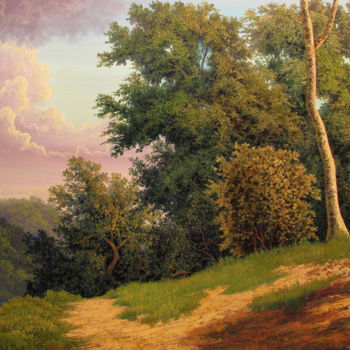 Pintura titulada "El bosque" por Hanoi Martinez León, Obra de arte original, Oleo