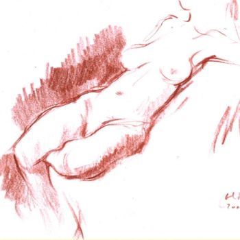 Drawing titled "nu-3.jpg" by Aldo Luiz De Paula Fonseca, Original Artwork
