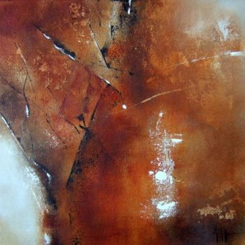 Peinture intitulée "with passion 1" par Isabelle Mignot, Œuvre d'art originale, Huile