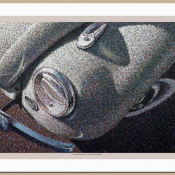 Ζωγραφική με τίτλο "Fusca Branco" από Mauro Soares, Αυθεντικά έργα τέχνης, Λάδι