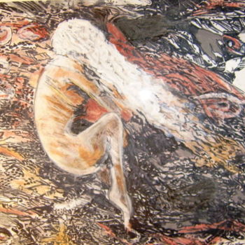 Malerei mit dem Titel "Insel in der Zeit…" von Roswitha Förster, Original-Kunstwerk